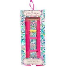 NIB Lilly Pulitzer Apple Watch Band in Cabana Cocktail